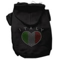 thumbnail image 4 of Pet, Dog  Cat Hoodie Rhinestone, "Italy", 4 of 4