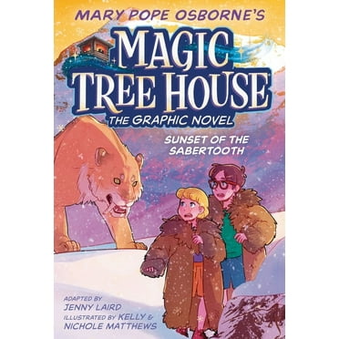 Magic Tree House: Sunset of the Sabertooth Graphic Novel (Series #7) (Hardcover)