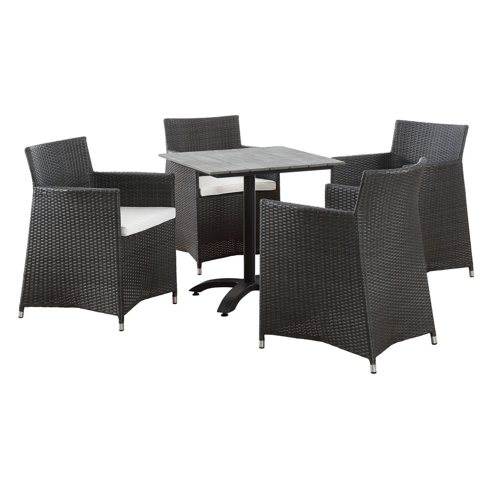 Modway Junction 5 Piece Outdoor Patio Dining Set