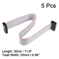 thumbnail image 2 of IDC 20 Pins Connector Flat Ribbon Cable Female Connector 30cm 2.54mm Pitch,5pcs, 2 of 5