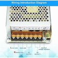 thumbnail image 3 of Voltage Converter Power Supply, AC 110V / 220V to DC 12V 10A, 120W, 3 of 5