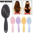 thumbnail image 4 of Plastic Hollow Non Knotting Hair Combs Soft Tooth Comb to No Harm GXxpa R8P9, 4 of 9