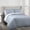 Blue, variant on Diamond Pattern Solid 3 Piece Oversized Bedding Quilt Blanket Bedspread Set - King - White