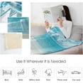 thumbnail image 6 of Ocean Themed Throw Blanket 60 x 80 inch, Flannel Fleece Bed Blankets Unisex for Boys, Girls, Kids, Soft Fuzzy Warm Cozy Plush Microfiber Blanket for Crib Stroller Nap, Blue Sky White Cloud Beach, 6 of 6