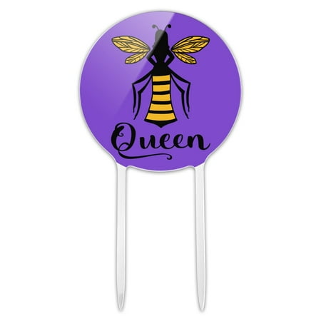 Acrylic Queen Bee Cake Topper Party Decoration For Wedding