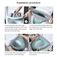 thumbnail image 5 of Cheers.US 2Pcs Thicker Bathroom Soft Toilet Seat Cover Pad-Warmer Stretchable Fibers Easy Installation Cushioned Lid Covers, Washable and Comfortable Toilet Seat Cover Pads, 5 of 7