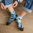 thumbnail image 3 of Pofeuu Cloud Sunshine Puppy Print 30cm Socks, Adult Running Hiking Socks for Youth and Adult, 3 of 7