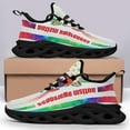 thumbnail image 4 of Autism Tie Dye Shoes Trail Running Shoe Non-Slip Breathable Comfortable Sneakers Black Size 11.5, 4 of 7