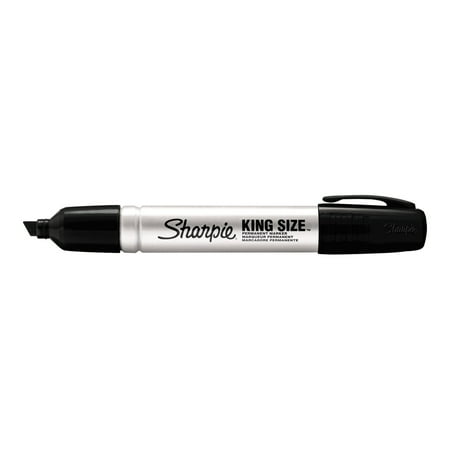 Sharpie 12ct Chisel Tip King Size Permanent Marker - Black