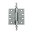 thumbnail image 2 of Deltana DSBP44U26D 4" X 4" Solid Brass Square Corner Plain Bearing Mortise Hinge - Chrome, 2 of 2