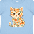 thumbnail image 4 of Inktastic Retro Kitty Cat Flowered Girls Toddler T-Shirt, 4 of 5