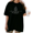 Black-1, variant on KVHYVH Women's Sketch Flame St Christian Inspirational Quote Graphic Cropped Short Sleeve T‑shirt Relaxed Fit