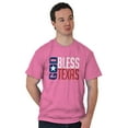 thumbnail image 5 of God Bless Texas Cute Christian Pride Men's Graphic T Shirt Tees Brisco Brands S, 5 of 6