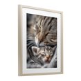 thumbnail image 2 of Stupell Industries Eclectic Kitty Love Cuddles Birch Framed Print Under Glass, 13 x 16, by Scott Stulberg, 2 of 8