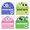 4 PCS, variant on Magic Stationery Pull Out Separator Sticky Notes, 3x3 Inch Clear Reusable Office Sticky Notes for Office Work Accessories