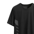 thumbnail image 5 of Xunlbb Summer T-shirts for Men Lightweight Breathable Tees with Short Sleeves Round Neck Solid Basic Casual Mens T-shirt Beach Fashion Party Home Wear Plus Size M-5XL, 5 of 8
