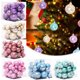 thumbnail image 1 of Ofertas Únicas, Adornos navideños de bolas perladas para fiestas Decoración para árbol de Navidad Bolas navideñas perladas de color caramelo Akmoler, 1 of 8