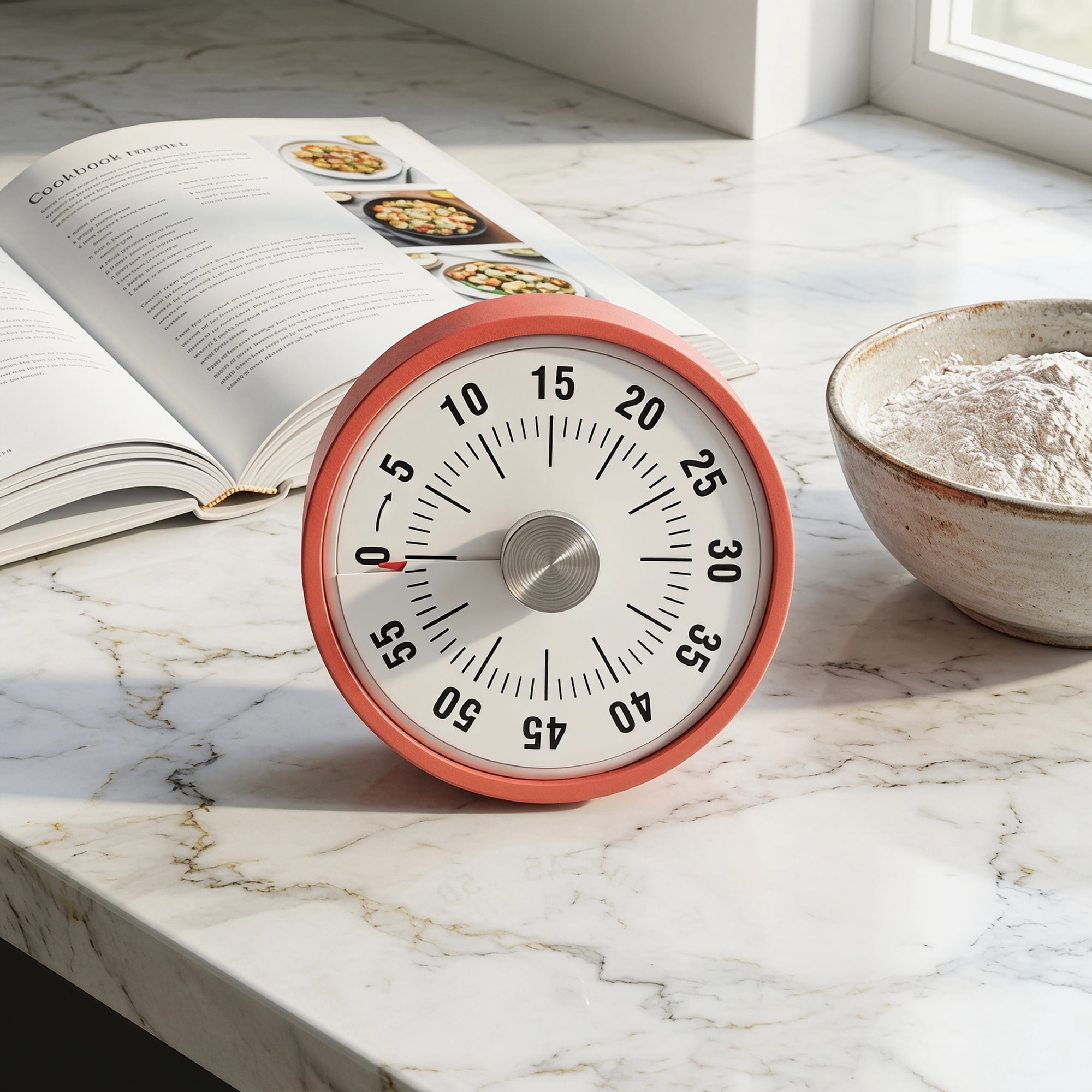 Unique Bargains Loud Alarm Magnetic Backing Timer for Cooking and Learning Pink