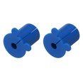 thumbnail image 1 of Unique Bargains 2Pcs Wall Grommets for Cables 1 Inch Silicone Cable Wall Through Cable Routing Kit with 8mm Hole, Blue, 1 of 6