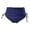 Z-Navy140, variant on JIAYUE Womens Swimwear High Waist Retro Basic Full Coverage Bikini Briefs Drawstring Solid Color Swim Shorts Summer Beach Vacation Swim Bottoms