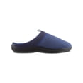 thumbnail image 2 of Isotoner Mens Jared Fleece Slip On Slide Slippers, 2 of 2