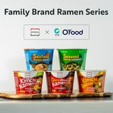 Jongga Korean Kimchi Ramen Noodle Soup Cups, Veggie Vegan, Real Kimchi