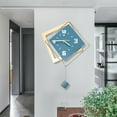 thumbnail image 3 of Miumaeov Simple Green Wall Clock Large Silent Pendulum Wall Clocks Battery Operated Non Ticking for Living Room Bedroom Office Kitchen Decor, 3 of 15
