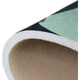 thumbnail image 7 of SKYSONIC 72x48in Summer Dolphin Silhouette Area Rug, Underwater World Non-Slip Floor Carpet for Indoor Living Dining Room and Bedroom Area, 7 of 7