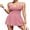 Light Pink, variant on Charmo Women Tennis Dress with Built-in Bra and Pockets Shorts Racerback Athletic Dresses