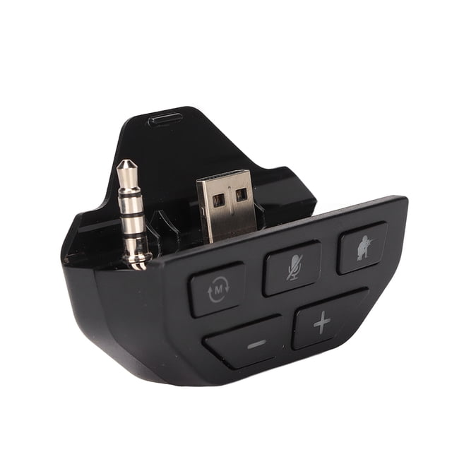 Adaptador de auriculares para controlador de juegos, estéreo, sin pérdida, 4 modos de sonido EQ, convertidor de auriculares para gamepad para Xbox One