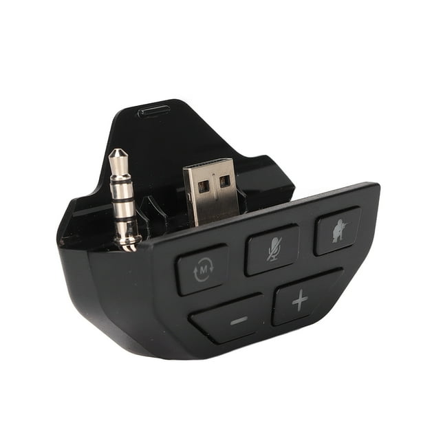 Adaptador De Auriculares Para Controlador De Juegos, Convertidor De Auriculares Gamepad Sin Pérdidas Plug And Play Negro 4 Modos De Sonido EQ Para Xbox One ANGGREK Headset Adapter for Xbox One