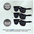 thumbnail image 1 of USA Merchant | Sunglasses for Men, Women & Kids by Ray Solée- 3 Pack of Tinted Lenses with UVA & UVB Protection (Matte Black, Black) RAY SOLÉE RAY SOLÉE, 1 of 2