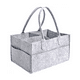 thumbnail image 1 of Organizador De Pañales Fieltro Portátil Gris, 1 of 4