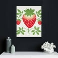 thumbnail image 4 of JEUXUS  Berry Sweet Strawberry Fruit Kitchen Linen Paper Wall Art, 4 of 4