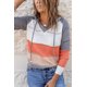thumbnail image 4 of ABPHQTO Sudadera con capucha de mujer Beach Bonfire de punto gris, 4 of 4