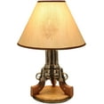 thumbnail image 4 of Western Wild West Triple Six Shooters Revolver Guns Side Table Lamp Statue Decor, 4 of 5