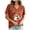 Orange, variant on mgoYE Halloween Tshirts for Women Plus Size Ghost Reading T-Shirt Spooky Season Halloween Graphic Tops Shirt Womens L