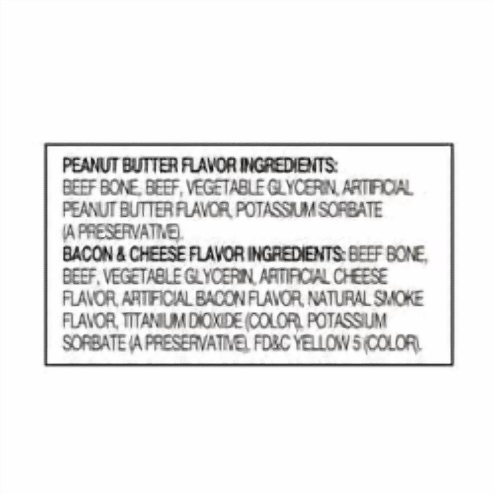 Ol' Roy Stuffed Shin Bone Dog Chew Treat, Bacon, Cheese and Peanut Butter, 2 Count