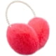 thumbnail image 1 of KAIYANG Orejeras de felpa suave para mujer con diadema de perlas, orejeras cálidas para exteriores (rojas), 1 of 5
