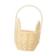 thumbnail image 4 of Cesta de Pascua con forma de conejito, cesta de flores con asa, vacía, decoración de Pascua, huevo de Pascua Amarillo, 4 of 9