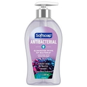 Softsoap Antibacterial Liquid Hand Soap, White Tea and Berry Scent Hand Soap, 11.25 oz Bottle