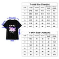 thumbnail image 5 of Lheaggik Cute Cartoon T-Shirt Men Women Crew Neck Shirt Cosplay Short Sleeve Kuro-mi Shirts Black S, 5 of 5