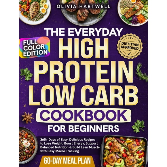 Libro de cocina autoeditado de alto contenido proteico y bajo en carbohidratos
