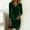 01-Green dresses for women, variant on Maqroz Velvet Dress for Women Plus Size Casual Long Sleeve Button Lapel Shirt Dresses Party Cocktail Holiday Mini Dresses Vestidos De Mujer Elegantes Army Green L