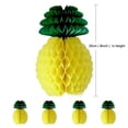thumbnail image 2 of WHAMVOX Yellow Paper Pineapple Honeycomb Decor for Tropical Party Decorations 20cm, 2 of 8