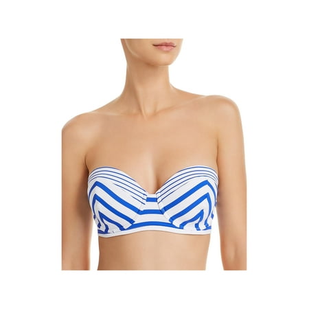 Tommy Bahama Womens Striped Underwire Swim Top Separates