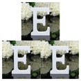 thumbnail image 1 of Jumpingount 26 White Wood Letters Alphabet Lightweight Wear-resistant Props Photography Wall Ornament Hanging for Decoration Type1 NO1, 1 of 6