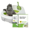 Purina Tidy Cats Breeze Starter Kit Cat Litter Box Made Easy Kitty Litter Box, Pellets, Scoop & Pads