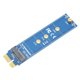 thumbnail image 2 of Tarjeta adaptadora NVME, lector de tarjetas de disco duro SSD, tarjeta de prueba PCI E 1X, accesorios de computadora para disco duro PCI E a NGFF M.2, 2 of 5