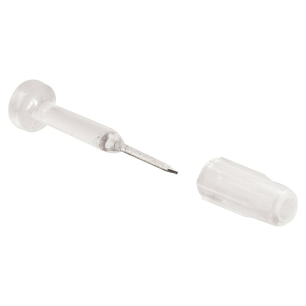 Window Grid Retainer Pin, Clear Plastic
